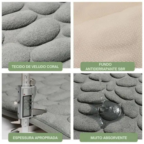 Tapete para Banheiro Antiderrapante Ultra Absorvente – Conforto e Segurança