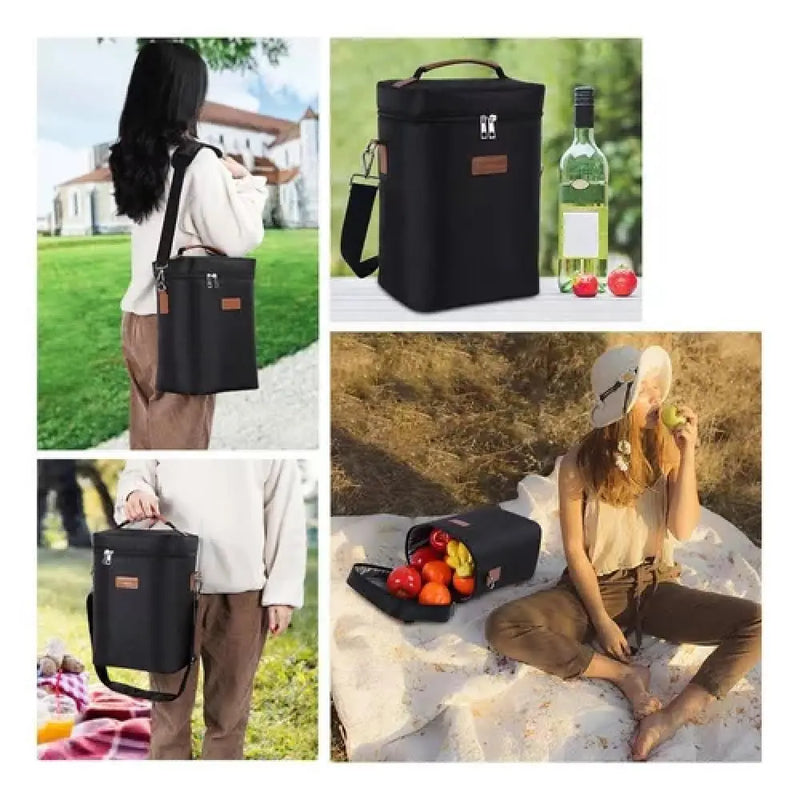 porta vino térmico premium