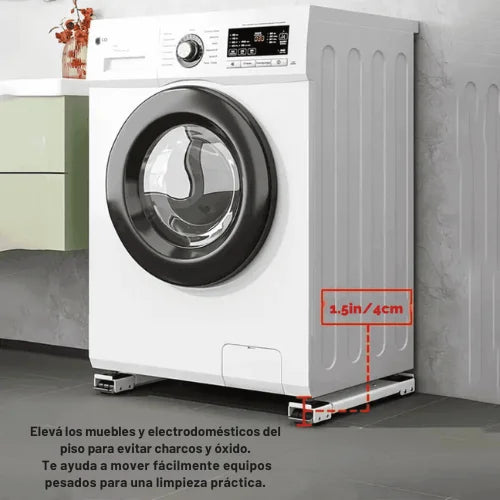 Soporte para Pesos con Ruedas Ajustables