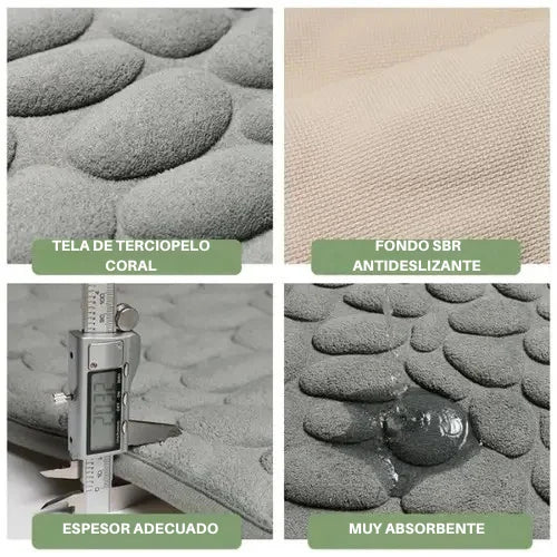 Alfombra de Baño Antideslizante Ultra Absorbente – Confort y Seguridad