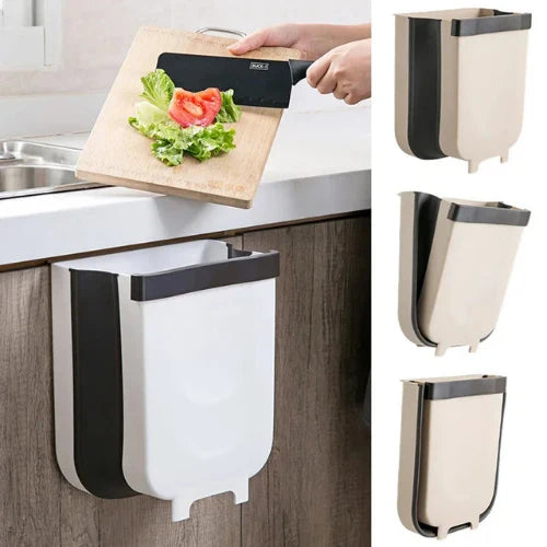 Lixeira Dobrável de Cozinha – Compacta, Prática e Higiênica