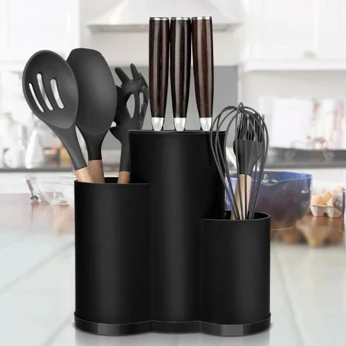 Porta Utensílios e Facas de Cozinha Multifuncional