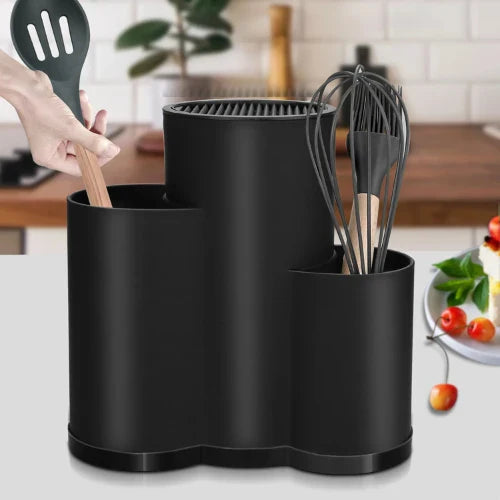 Porta Utensílios e Facas de Cozinha Multifuncional