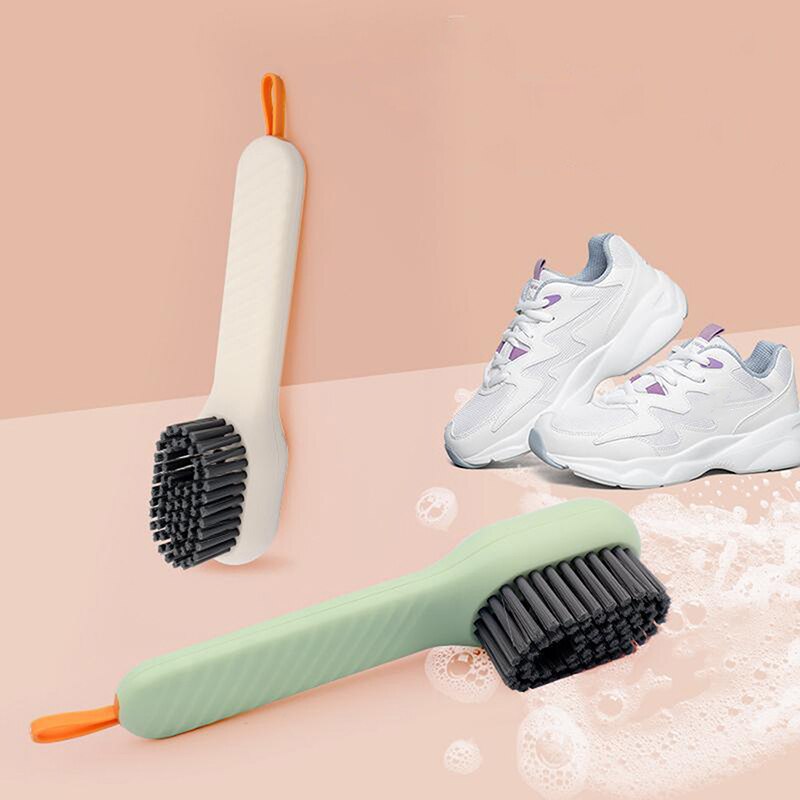 Escova de Limpeza de Sapatos com Dispenser Reservatório para Sabão